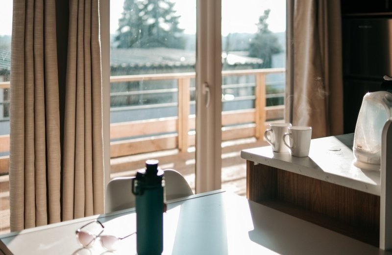 Pivoine blick auf veranda